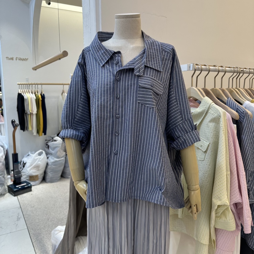 FUNNY POWDER韓國東大門直郵女士新款熱賣人氣襯衫蕾絲衫THE FUNNY襯衫/蕾絲衫圖色2