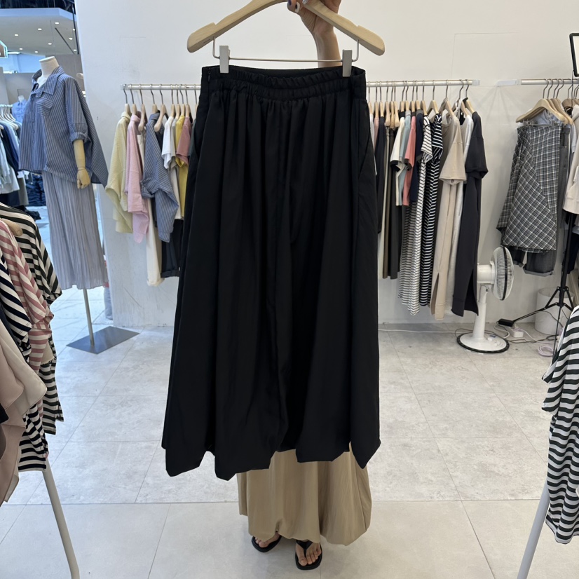 FUNNY POWDER韓國東大門代購女士新款推薦職業休閑26春夏長裙THE FUNNY長裙