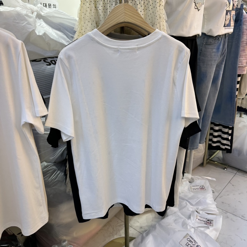 COCO HOLIC韓國直郵實拍女士新款熱賣26春夏休閑時尚T恤COCO HOLICT恤