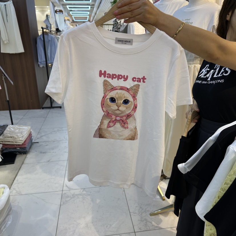 COCO HOLIC韓國東大門代購女裝新款26春夏推薦時尚人氣T恤COCO HOLICT恤圖色1