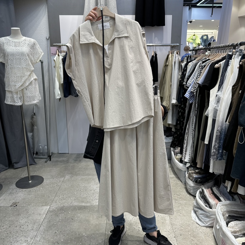 BLOOM韓國直郵實拍女士新款熱賣推薦職業休閑套裝含腰帶套裝BLOOM-Q套裝圖色4