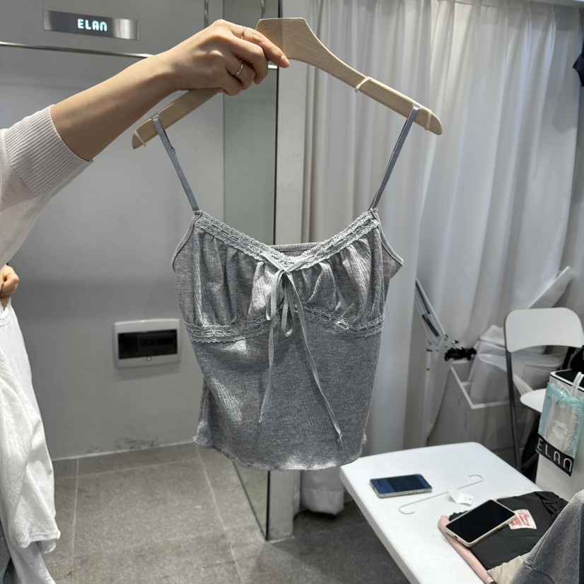 空韓國東大門直郵女裝新品時尚熱賣26春夏套裝套裝蕾絲開衫空套裝