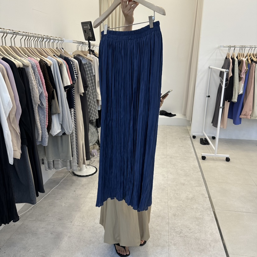 FUNNY POWDER韓國代購女士新品休閑熱賣推薦人氣休閑褲褶皺THE FUNNY休閑褲圖色2