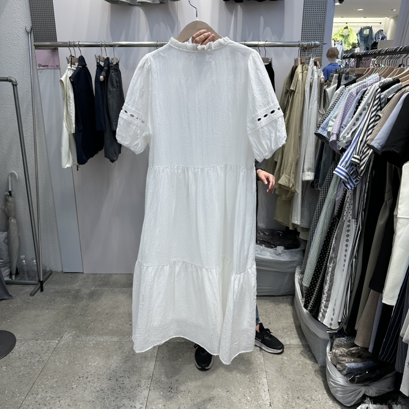 BLOOM韓國東大門代購女裝新品推薦休閑熱賣職業連衣裙含腰繩BLOOM-Q連衣裙