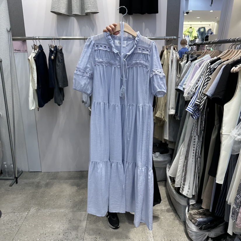 BLOOM韓國東大門代購女裝新品推薦休閑熱賣職業連衣裙含腰繩BLOOM-Q連衣裙圖色2