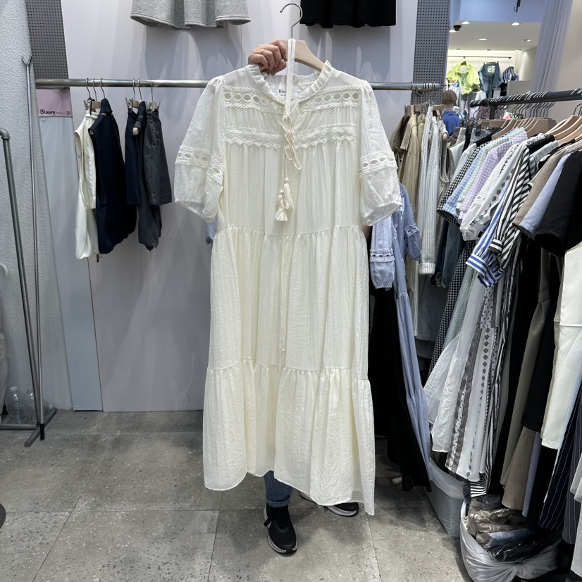 BLOOM韓國東大門代購女裝新品推薦休閑熱賣職業連衣裙含腰繩BLOOM-Q連衣裙圖色3