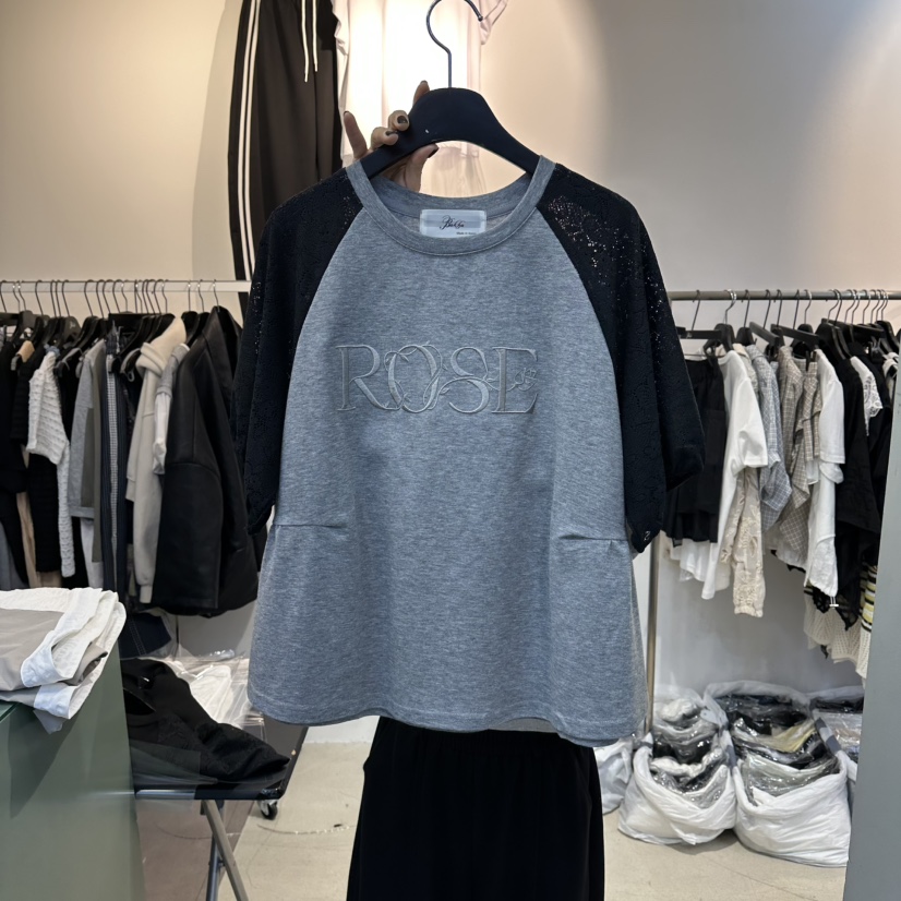 空韓國直郵女裝新款職業人氣熱賣26春夏時尚休閑推薦T恤BAKHAT恤圖色1