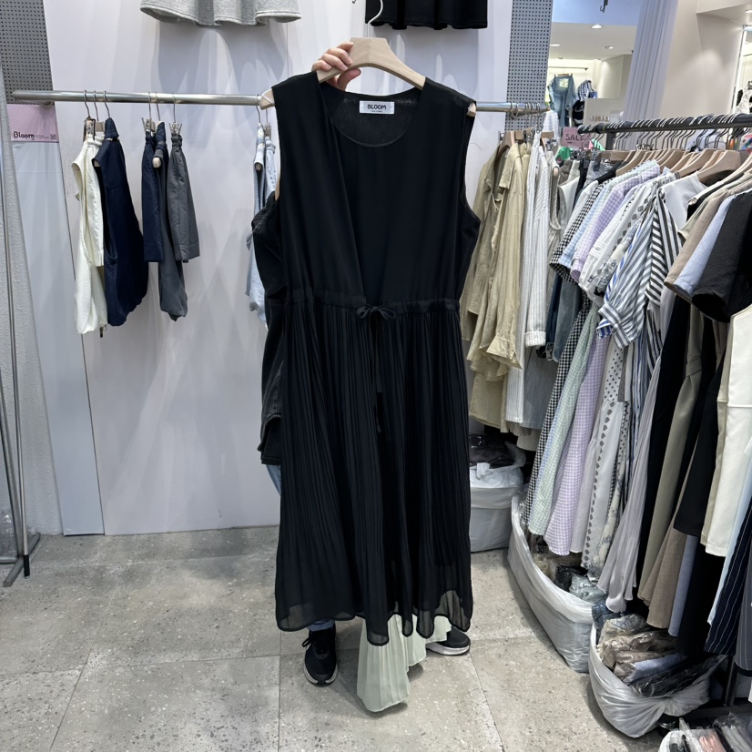 BLOOM韓國東大門代購女士新品時尚人氣職業推薦連衣裙褶皺BLOOM-Q連衣裙圖色3