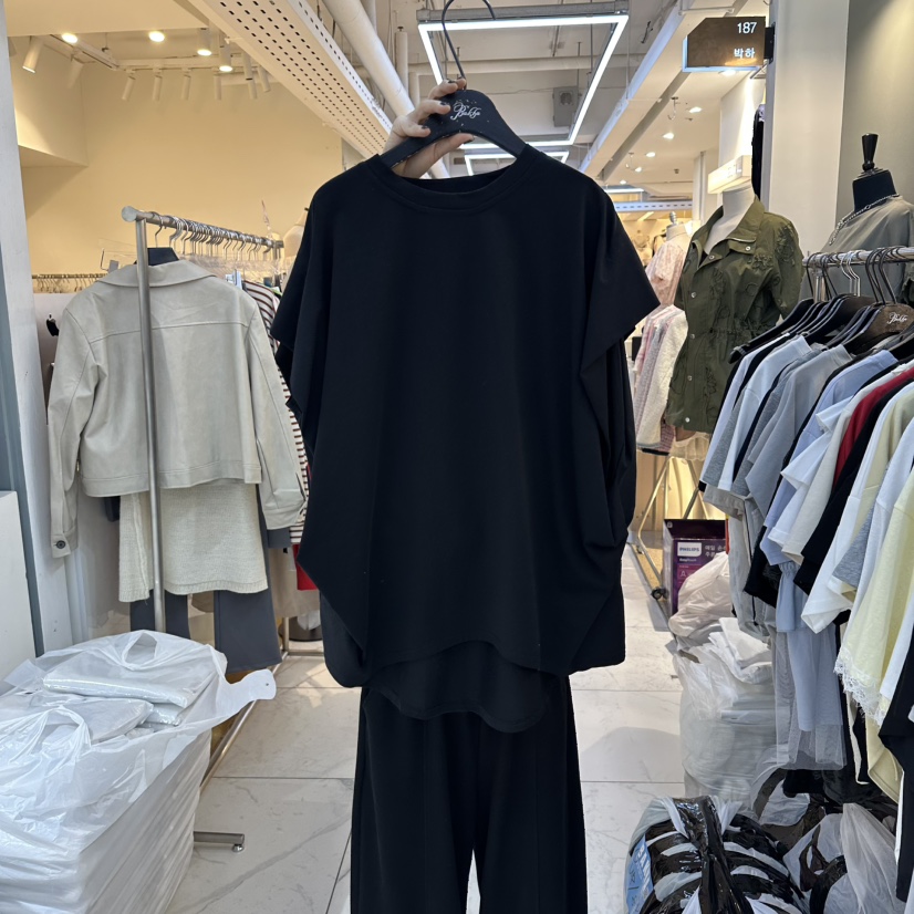 空韓國代購女士新款時尚休閑人氣26春夏熱賣襯衫蕾絲衫褶裥BAKHA襯衫/蕾絲衫圖色3