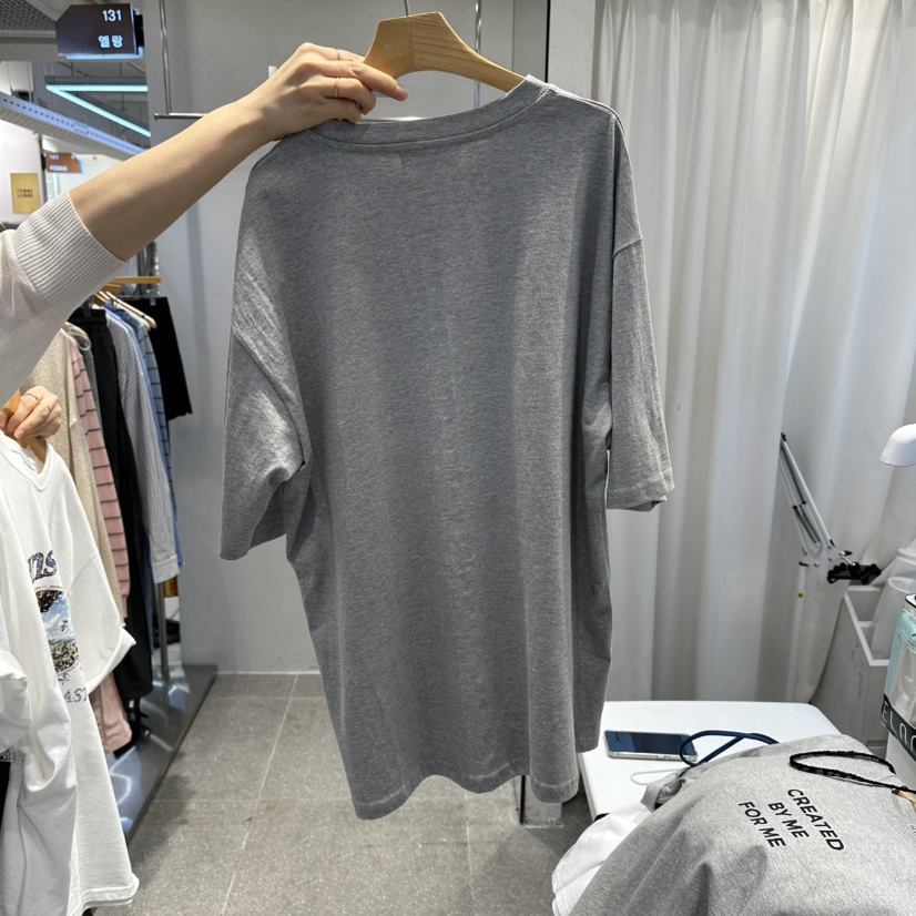 空韓國東大門代購女士新款熱賣休閑職業推薦人氣時尚26春夏T恤空T恤