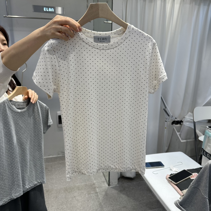 空韓國東大門代購女裝新品推薦時尚人氣熱賣26春夏職業T恤空T恤圖色1