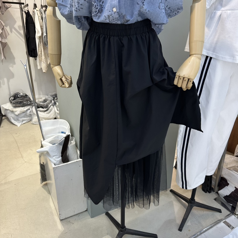 空韓國代購女士新款職業休閑26春夏人氣熱賣半身裙中短裙BAKHA半身裙/中短裙圖色2