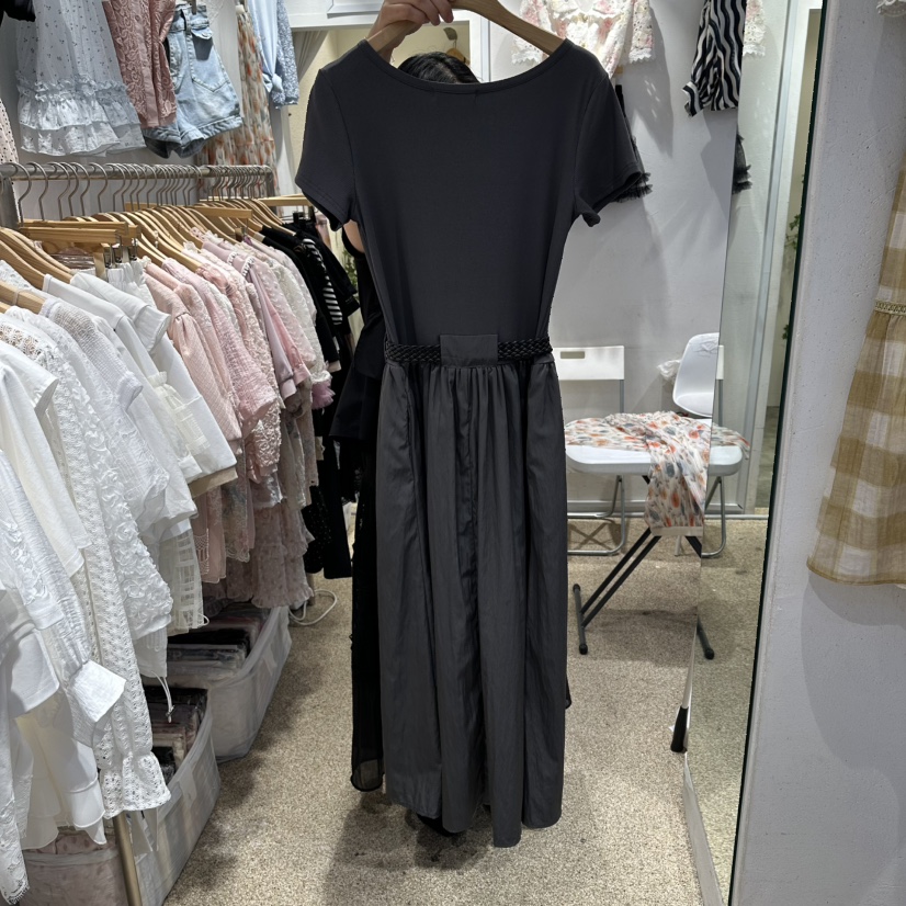 BELITA韓國直郵女裝新款推薦時尚職業熱賣26春夏連衣裙含腰帶BELITA連衣裙