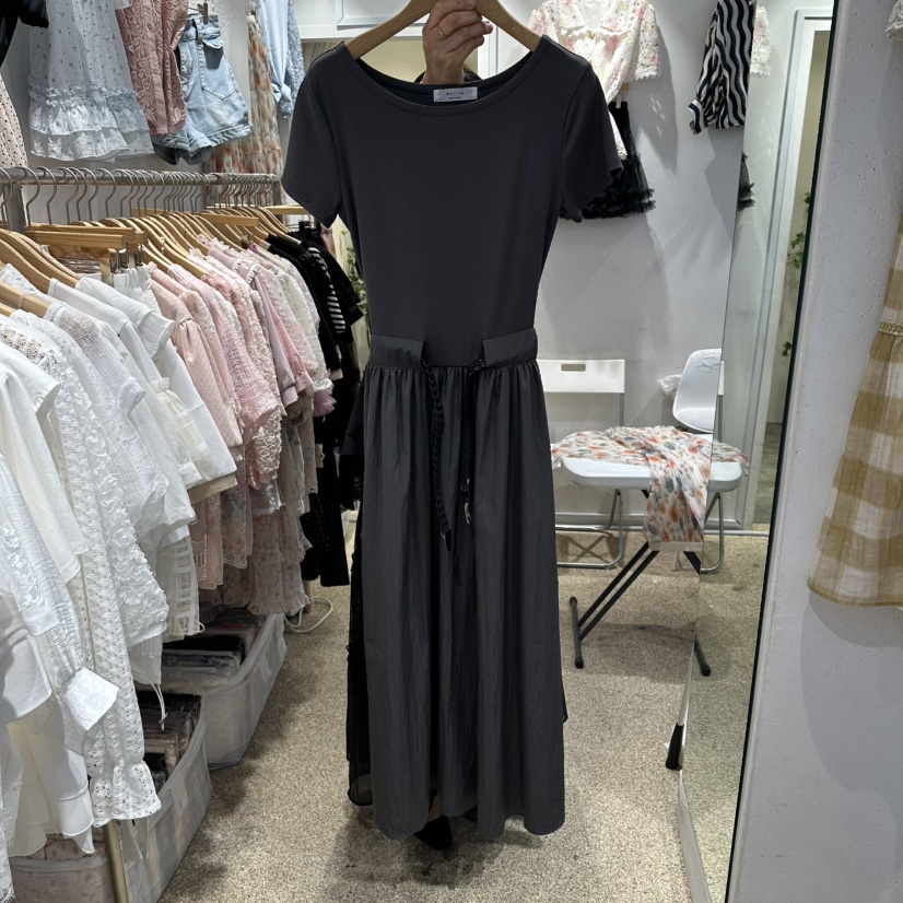 BELITA韓國直郵女裝新款推薦時尚職業熱賣26春夏連衣裙含腰帶BELITA連衣裙圖色2