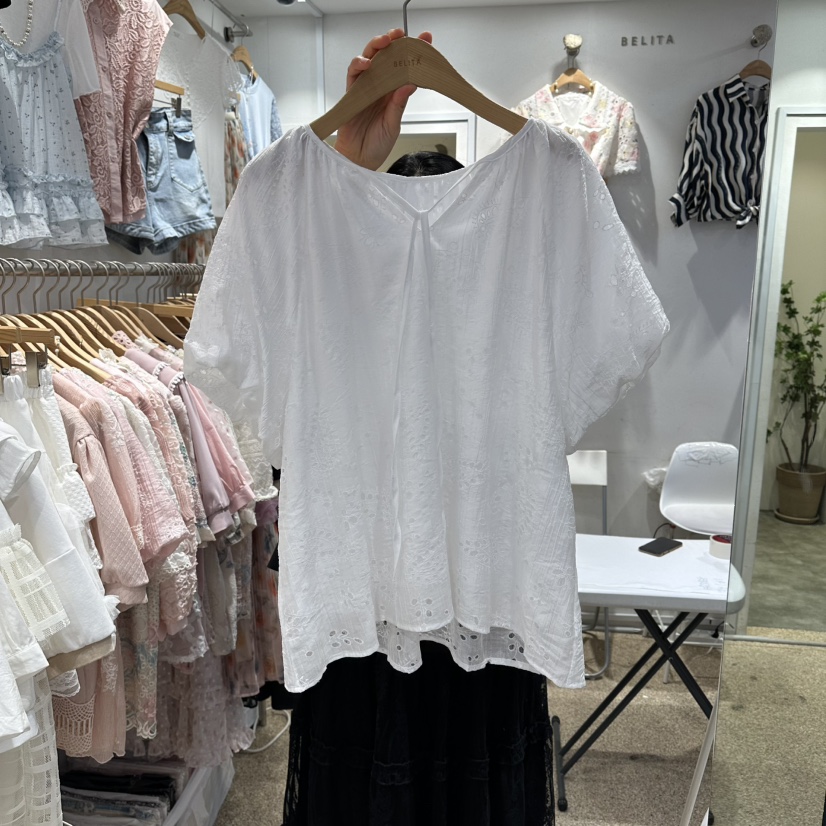 BELITA韓國直郵女裝新品人氣推薦職業26春夏休閑襯衫蕾絲衫BELITA襯衫/蕾絲衫圖色3