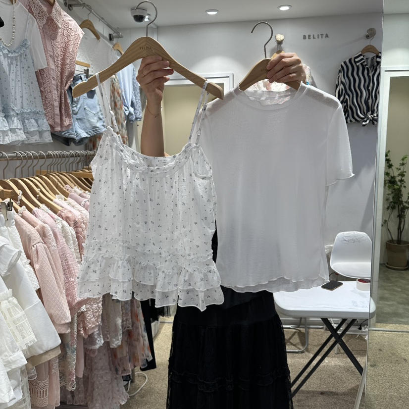 BELITA韓國直郵女士新款熱賣休閑26春夏人氣套裝不含項鏈BELITA套裝圖色2