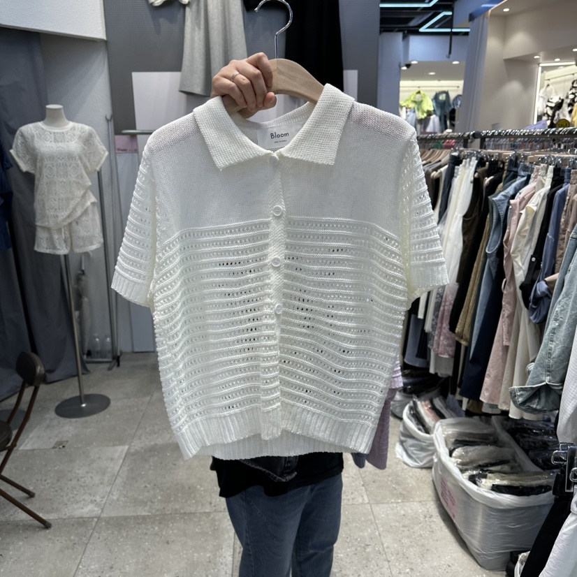 BLOOM韓國東大門代購女裝新款休閑推薦人氣26春夏針織衫開衫BLOOM-Q針織衫圖色1
