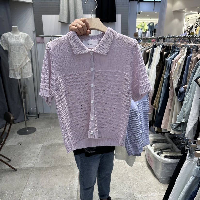 BLOOM韓國東大門代購女裝新款休閑推薦人氣26春夏針織衫開衫BLOOM-Q針織衫圖色2