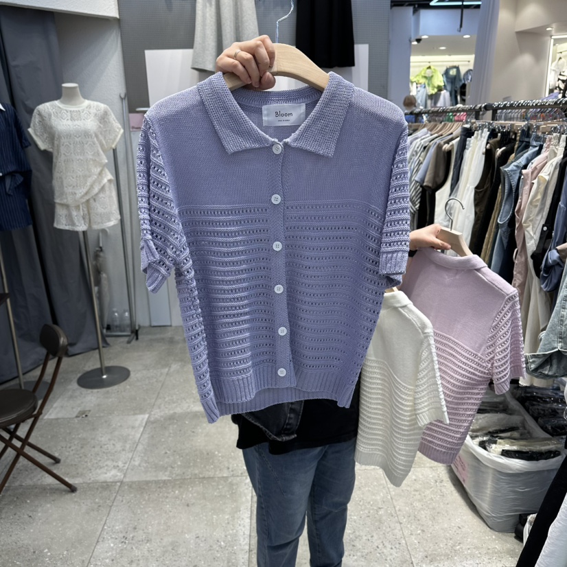 BLOOM韓國東大門代購女裝新款休閑推薦人氣26春夏針織衫開衫BLOOM-Q針織衫圖色3