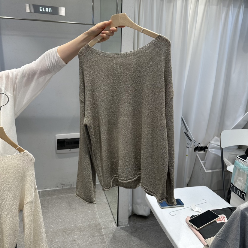 空韓國代購女裝新款熱賣休閑人氣時尚26春夏推薦職業針織衫空針織衫圖色3