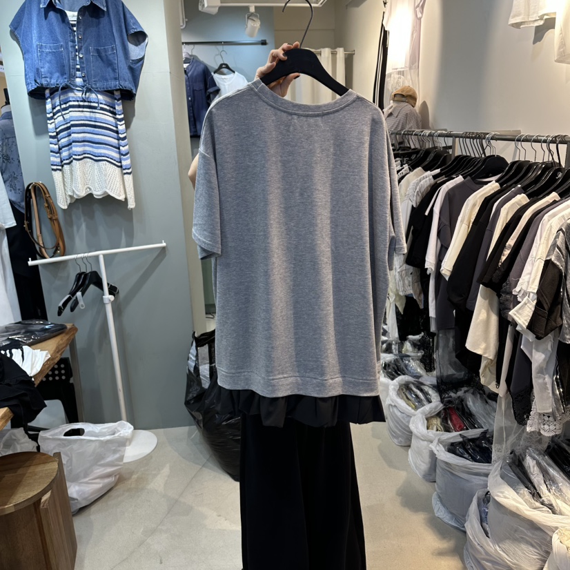 空韓國東大門代購女裝新品26春夏時尚熱賣休閑人氣推薦T恤BAKHAT恤