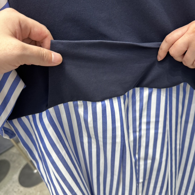 BLOOM韓國代購女裝新品26春夏職業休閑推薦連衣裙撞色條紋BLOOM-Q連衣裙