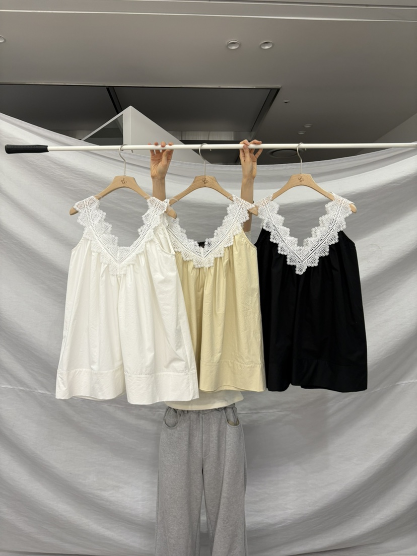 ME MO韓國直郵女裝新款時尚26春夏襯衫蕾絲衫不含腰帶蕾絲ME MO襯衫/蕾絲衫