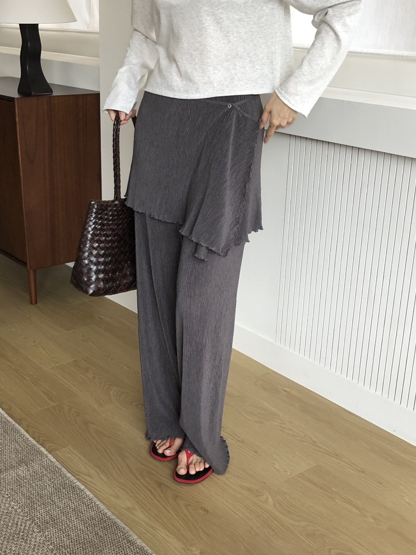 TORRE韓國東大門直郵女士新款職業26春夏熱賣人氣裙褲套裝TORRE裙褲圖色2