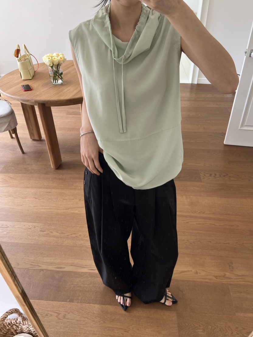 ME MO韓國東大門代購女裝新品26春夏推薦襯衫蕾絲衫高領ME MO襯衫/蕾絲衫