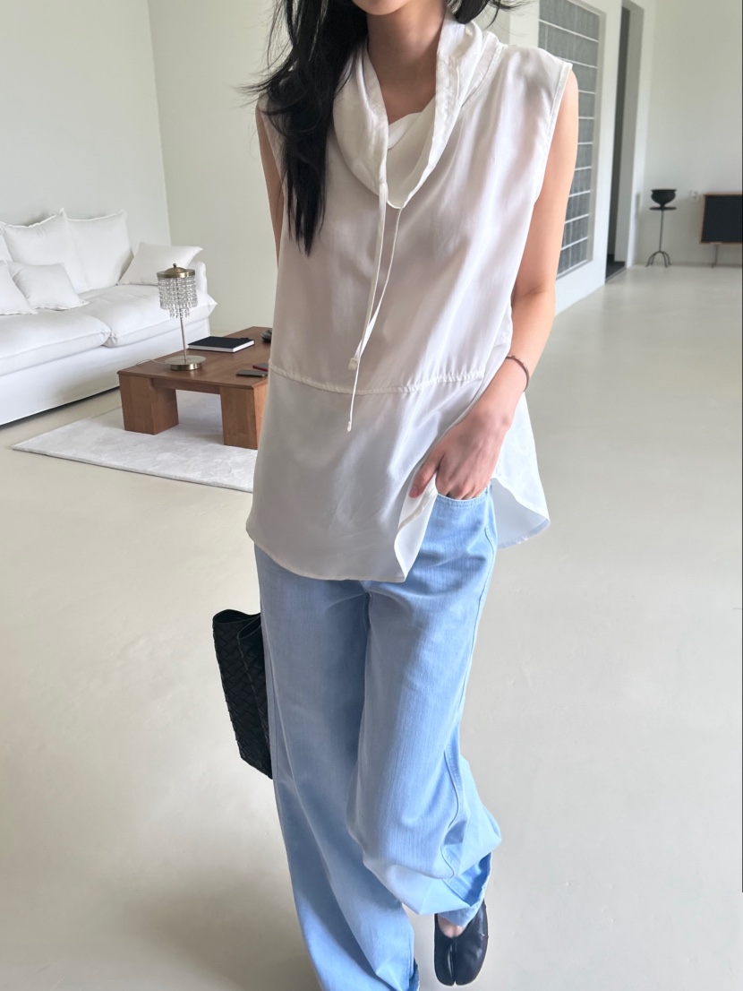 ME MO韓國東大門代購女裝新品26春夏推薦襯衫蕾絲衫高領ME MO襯衫/蕾絲衫