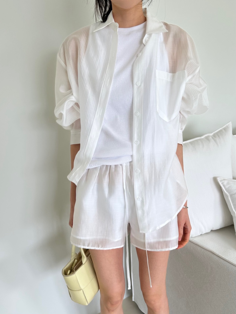 ME MO韓國東大門代購女士新品熱賣推薦襯衫蕾絲衫不含內搭ME MO襯衫/蕾絲衫圖色3