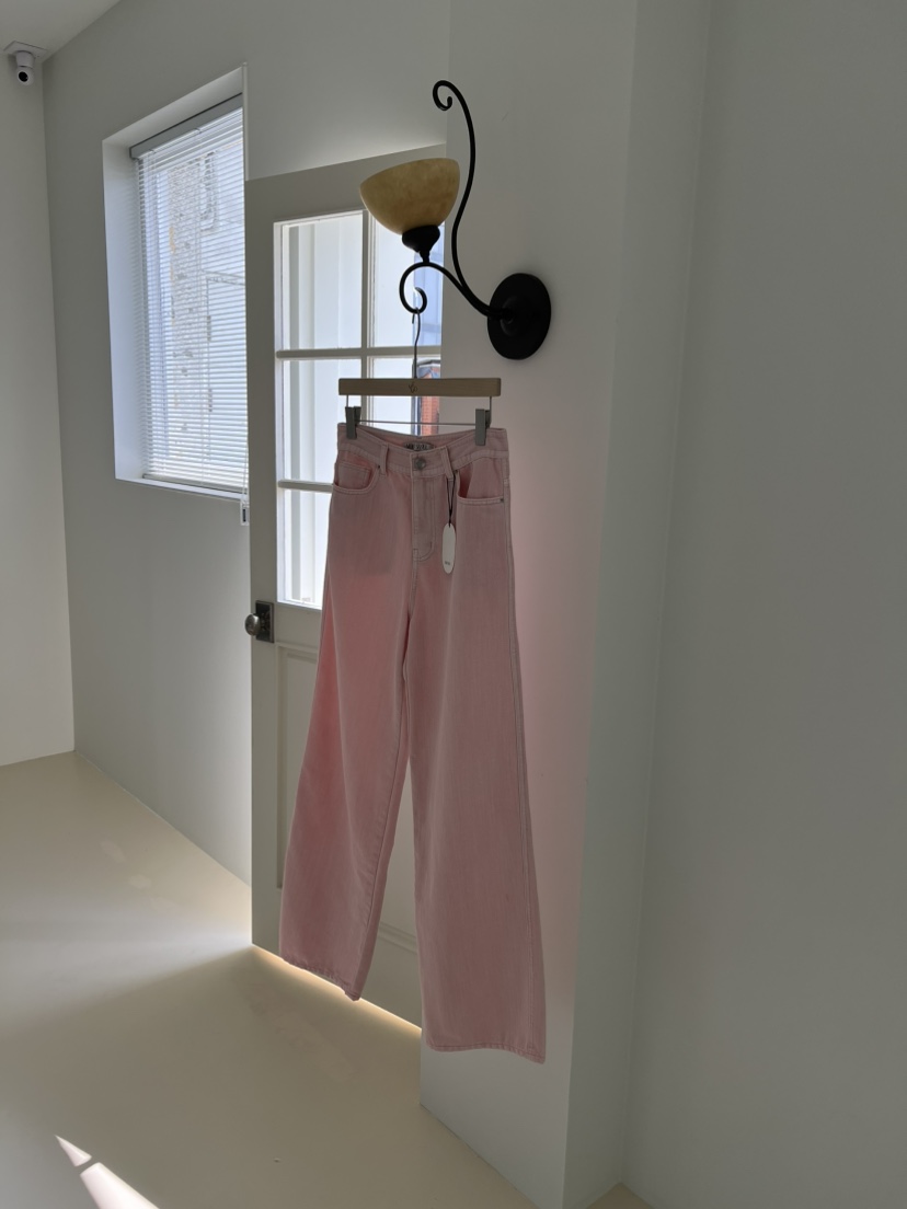 ME MO韓國代購女裝新款職業推薦休閑26春夏牛仔褲不含腰帶ME MO牛仔褲