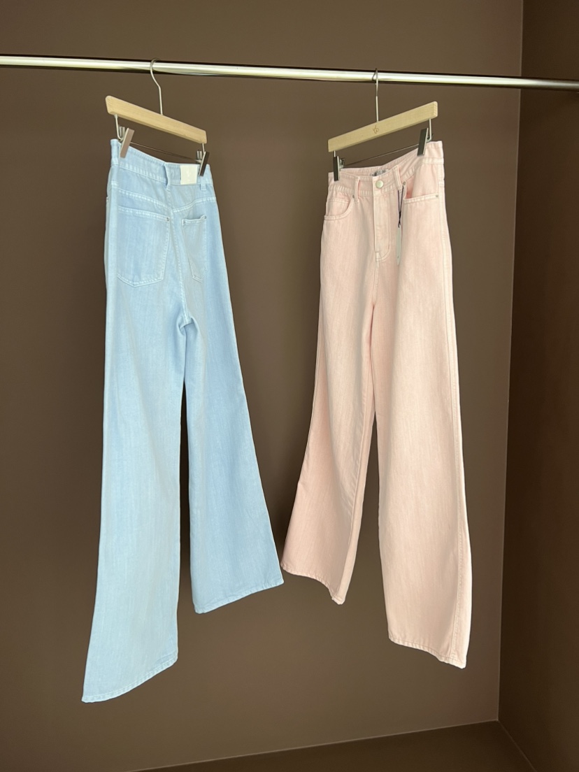 ME MO韓國代購女裝新款職業推薦休閑26春夏牛仔褲不含腰帶ME MO牛仔褲