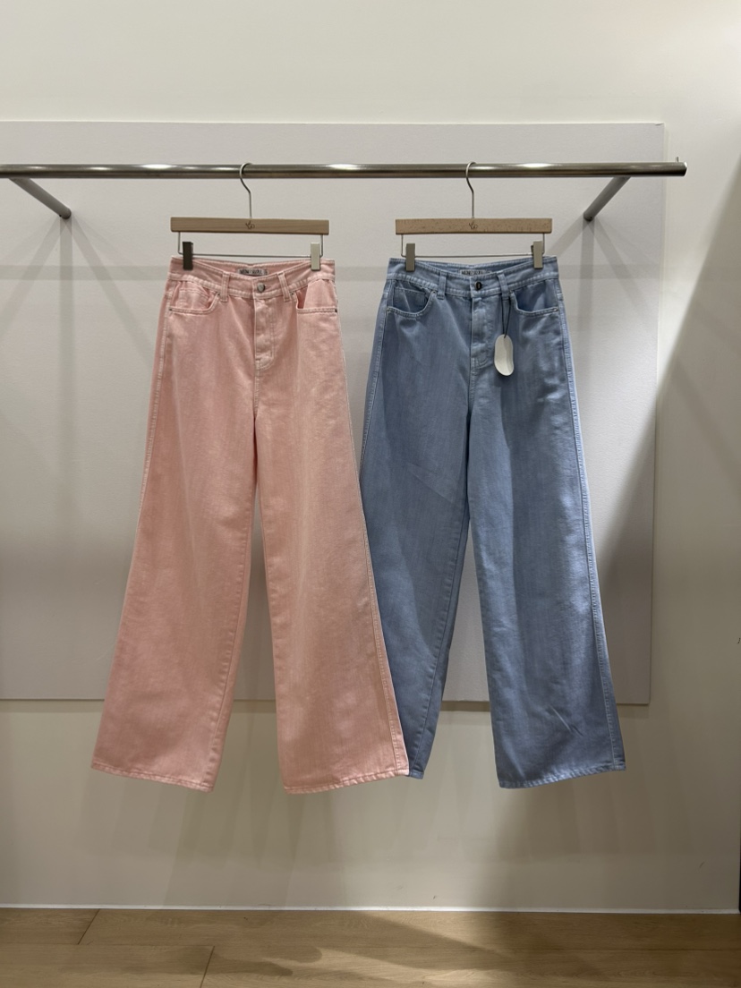 ME MO韓國代購女裝新款職業推薦休閑26春夏牛仔褲不含腰帶ME MO牛仔褲