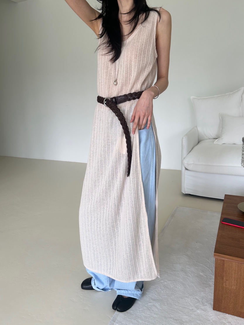 ME MO韓國直郵女士新品26春夏熱賣時尚職業連衣裙不含腰帶ME MO連衣裙