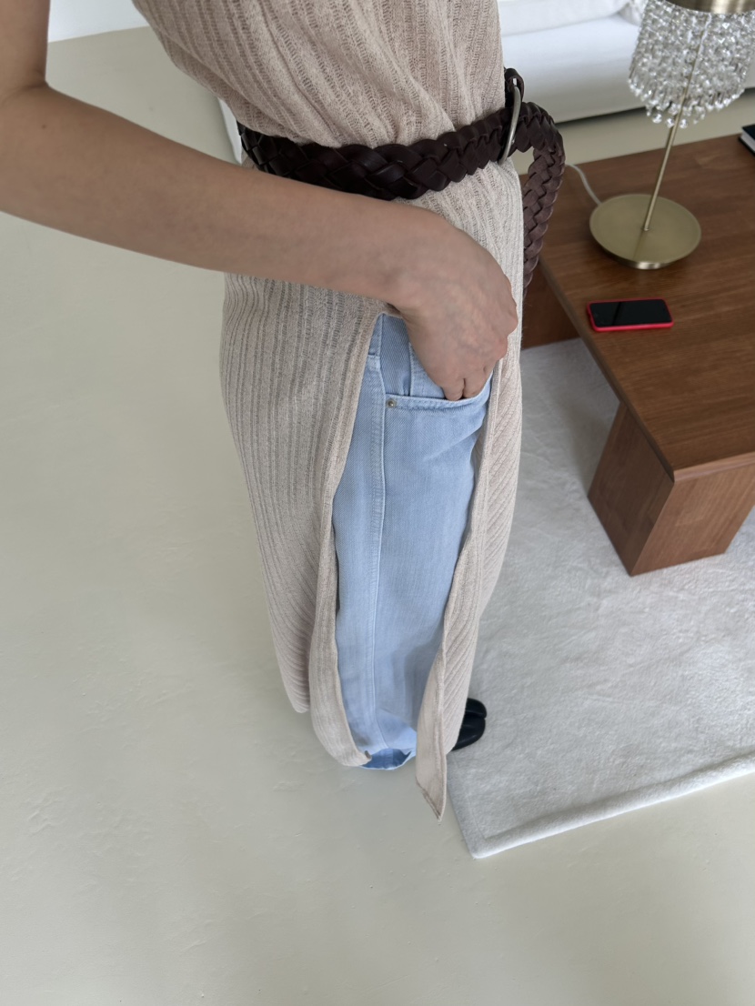 ME MO韓國直郵女士新品26春夏熱賣時尚職業連衣裙不含腰帶ME MO連衣裙