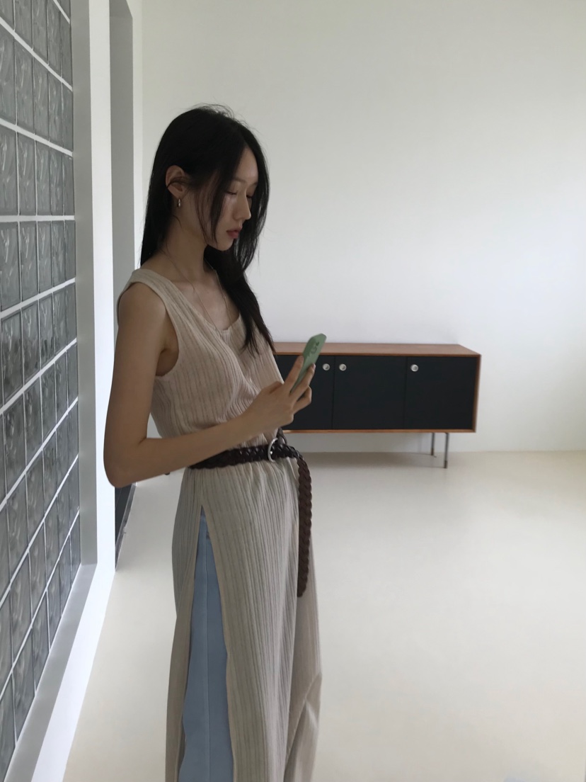 ME MO韓國直郵女士新品26春夏熱賣時尚職業連衣裙不含腰帶ME MO連衣裙