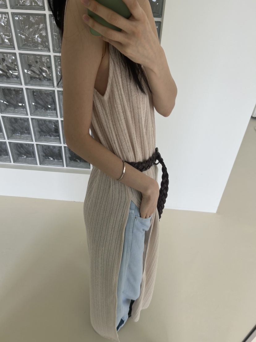 ME MO韓國直郵女士新品26春夏熱賣時尚職業連衣裙不含腰帶ME MO連衣裙