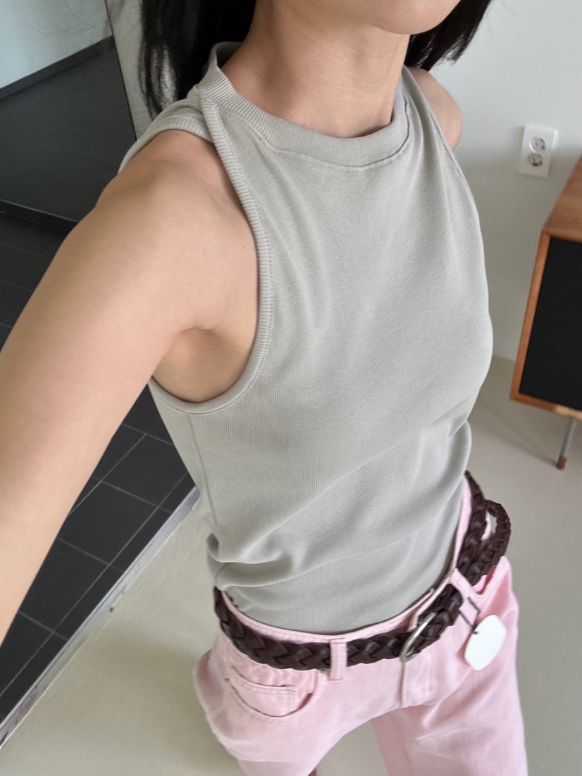 ME MO韓國代購女裝新品職業熱賣推薦時尚26春夏吊帶背心ME MO吊帶/背心