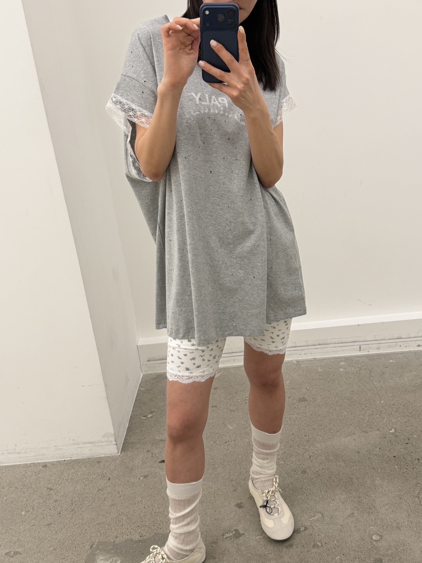 FRANC—L韓國東大門直郵女士新品職業人氣時尚26春夏T恤蕾絲FRANCT恤