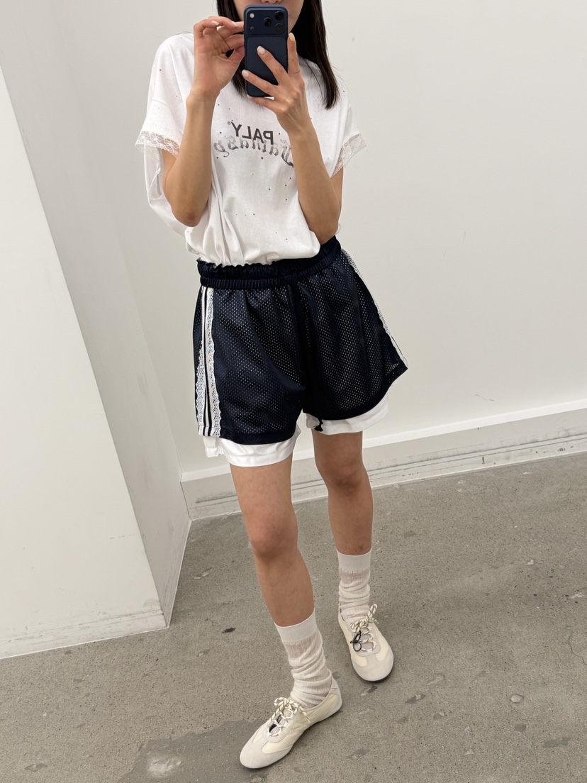 FRANC—L韓國東大門直郵女士新品職業人氣時尚26春夏T恤蕾絲FRANCT恤