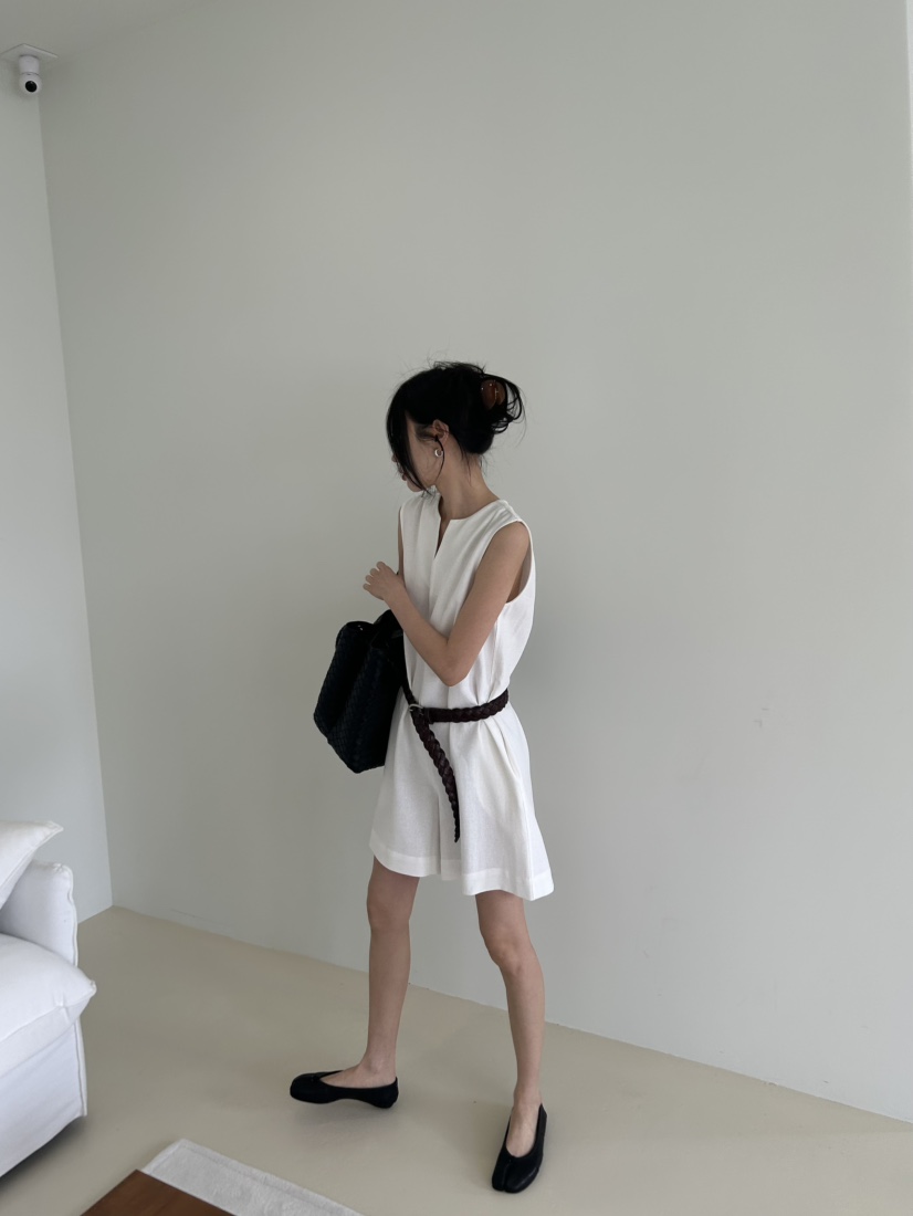 ME MO韓國東大門直郵女士新品推薦26春夏連體褲不含腰帶亞麻ME MO連體褲