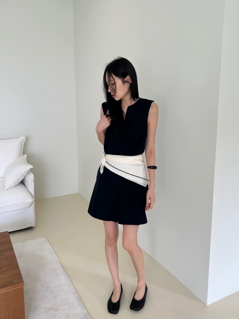 ME MO韓國東大門直郵女士新品推薦26春夏連體褲不含腰帶亞麻ME MO連體褲