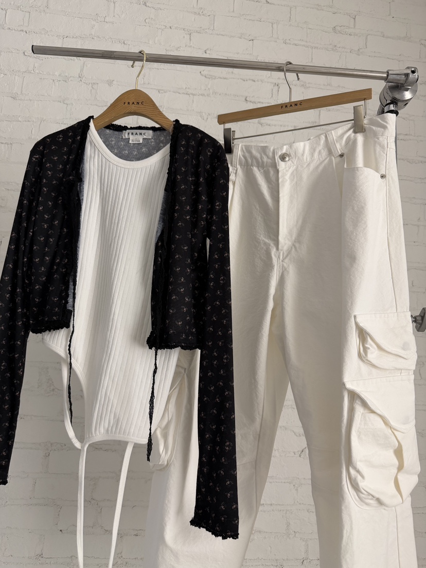 FRANC—L韓國直郵女士新品熱賣人氣時尚26春夏長袖T恤不含內搭FRANC長袖T恤