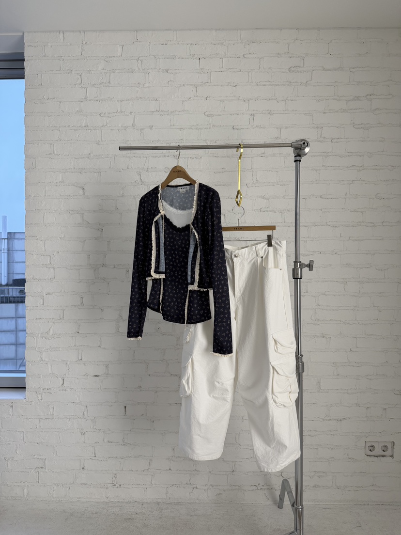 FRANC—L韓國直郵女士新品熱賣人氣時尚26春夏長袖T恤不含內搭FRANC長袖T恤