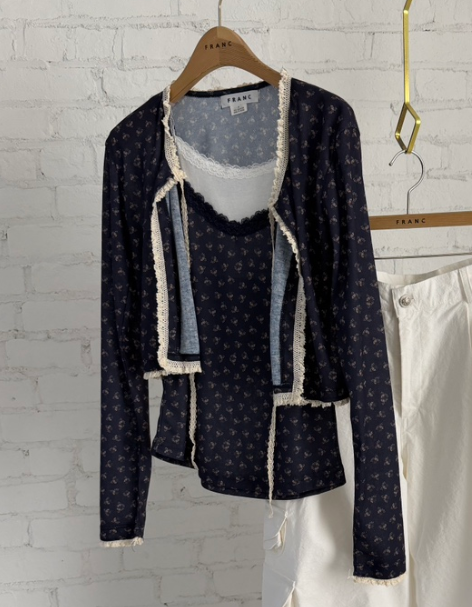 FRANC—L韓國直郵女士新品熱賣人氣時尚26春夏長袖T恤不含內搭FRANC長袖T恤圖色2