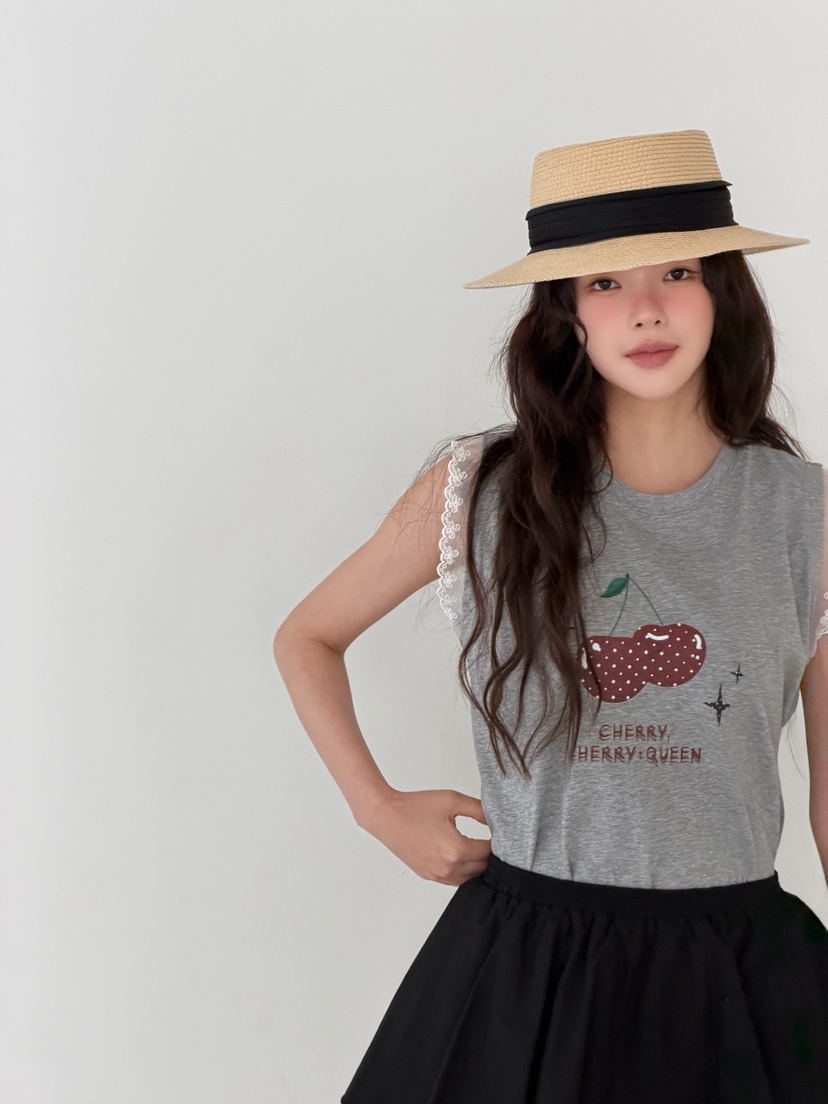 YES韓國直郵女士新品26春夏職業推薦休閑時尚人氣吊帶背心YES吊帶/背心