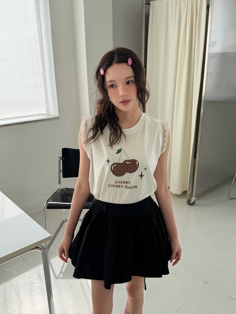 YES韓國直郵女士新品26春夏職業推薦休閑時尚人氣吊帶背心YES吊帶/背心