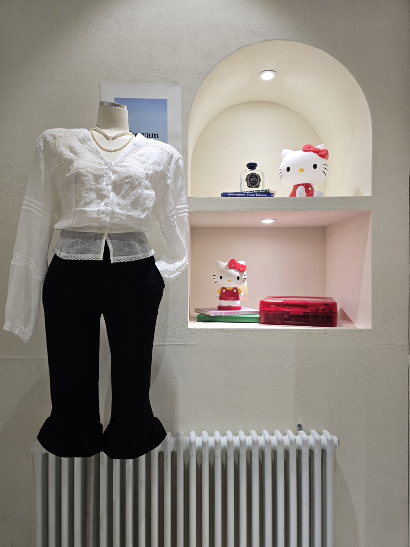 LIKEVAM韓國東大門直郵女裝新品熱賣推薦26春夏襯衫蕾絲衫LIKEVAM襯衫/蕾絲衫