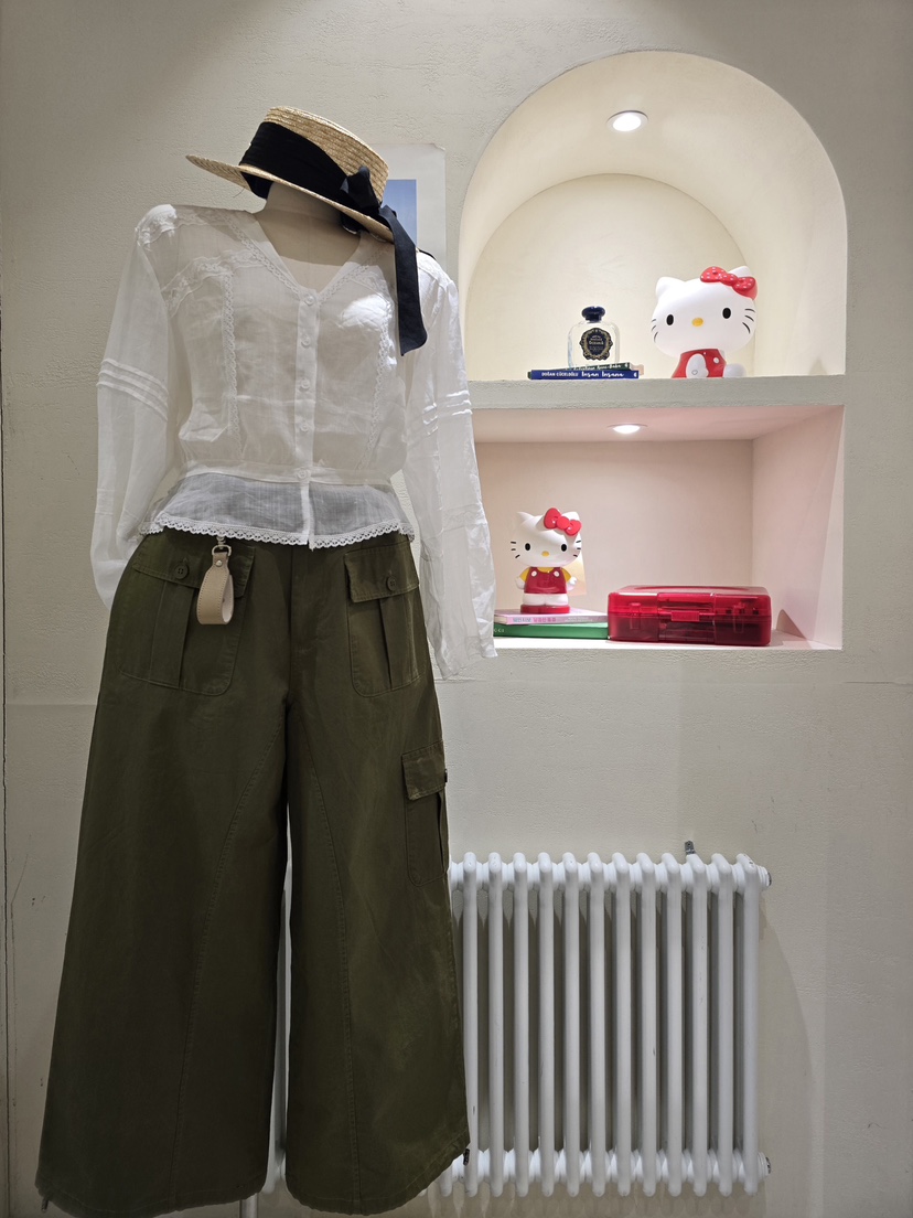 LIKEVAM韓國東大門直郵女裝新品熱賣推薦26春夏襯衫蕾絲衫LIKEVAM襯衫/蕾絲衫